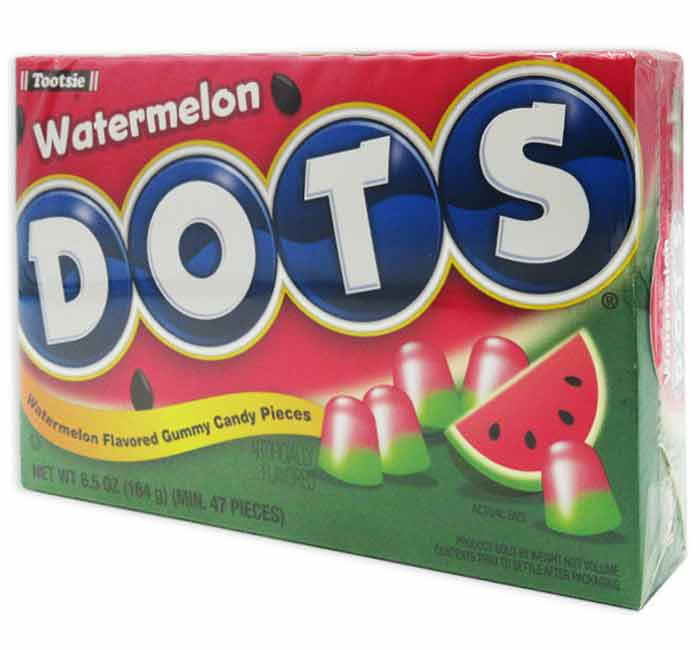 (S6-07) US - Theater Box Dots - WATERMELON 6.5 oz (184g) 12 units