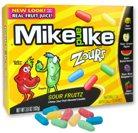 Theater Box Mike & Ike - Zours x 12 units