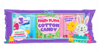 Easter - Thrive Cotton Candy - Party Puffs (3PK) 1.59oz (45g) X 12 Units