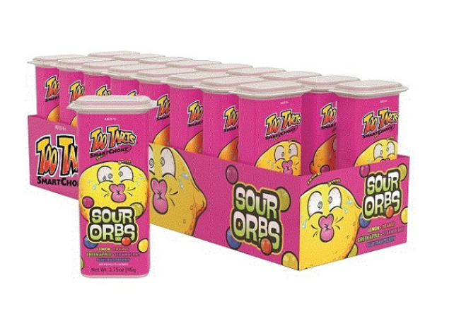 (S1-03) CHINA - Too Tarts - SOUR ORBS 1.75oz (49g) x 18 units