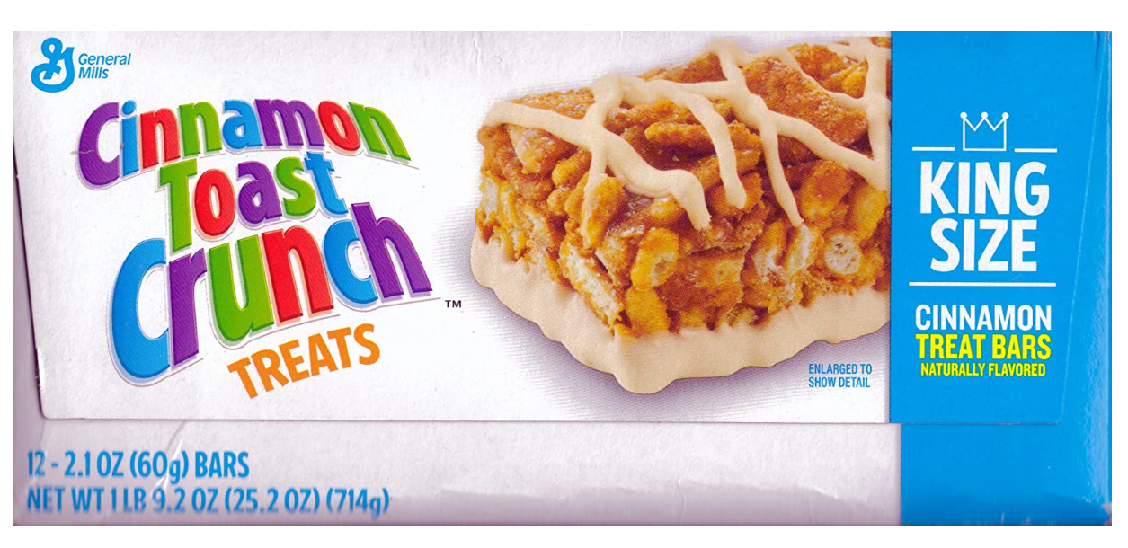 (S6-05) US - Treat Bars - King Size - Cinnamon Toast Crunch 2.10oz (60g) x 12 units