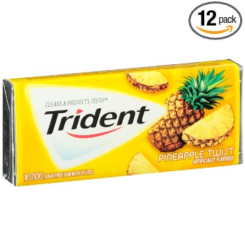(S1-06) US-Gum - Trident Value Pack Pineapple 12 units