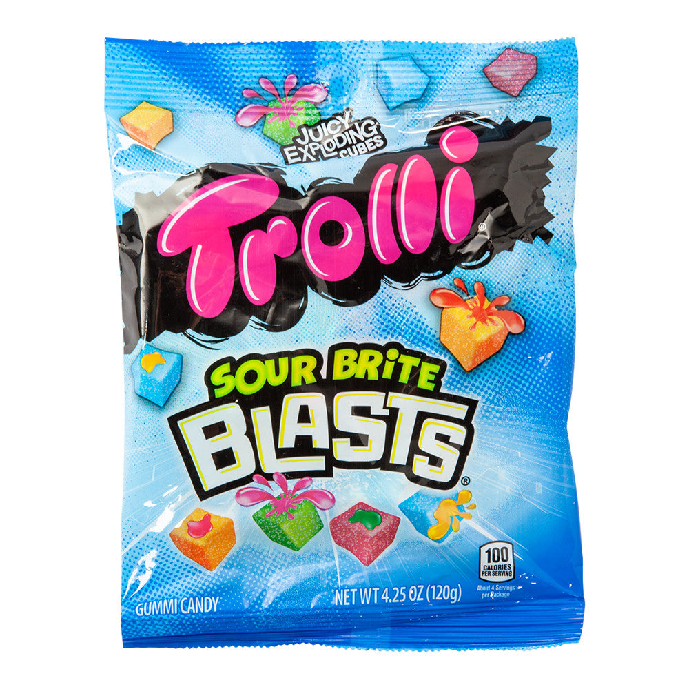 Trolli Peg Bag -Sour Brite Blasts 4.25oz x 12 units