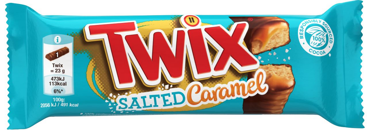 (S4-01) Twix - Salted Caramel 46g x 30 Units
