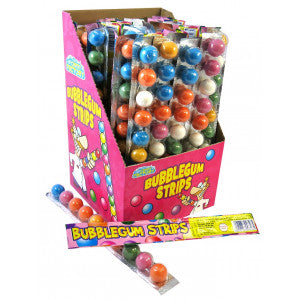 UK Crazy Candy Factory BUBBLEGUM STRIPS x 40 units