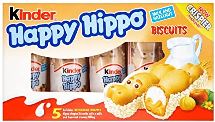 (S4-01) Germany - Kinder Happy Hippo - Hazelnut 5PK (103.5g) x 10 Units