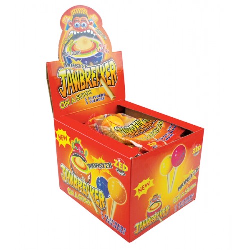 UK MONSTER JAWBREAKER ON STICK X 18 units