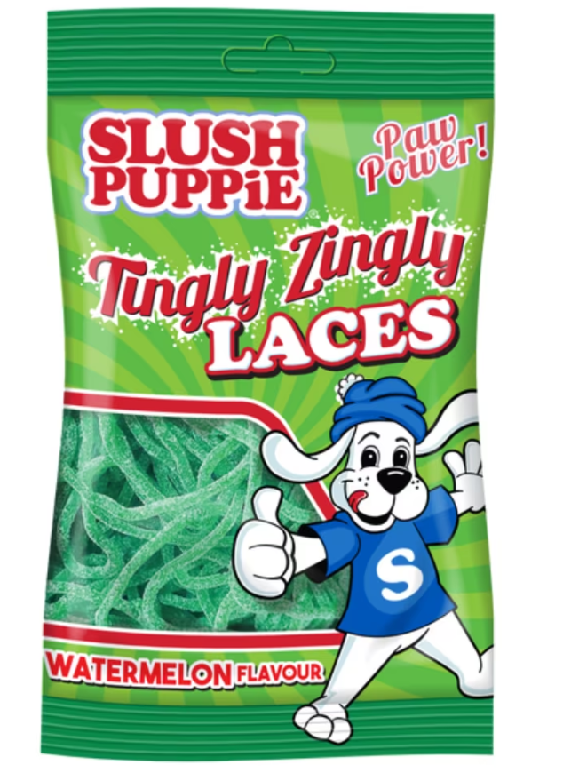 (S4-01) Slush Puppie - Tingly Zingly Laces - Watermelon 120g x 12 Units