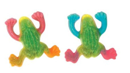 Bulk Jar with Tongs - Vidal Tropical Frogs - Filled Gummi x 150 units