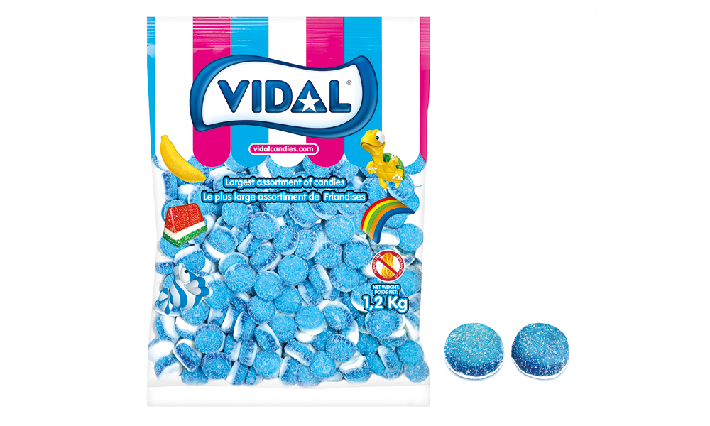 Lobby - Bulk - Vidal Sour Blue Raspberry Cakes x 1.2 kg