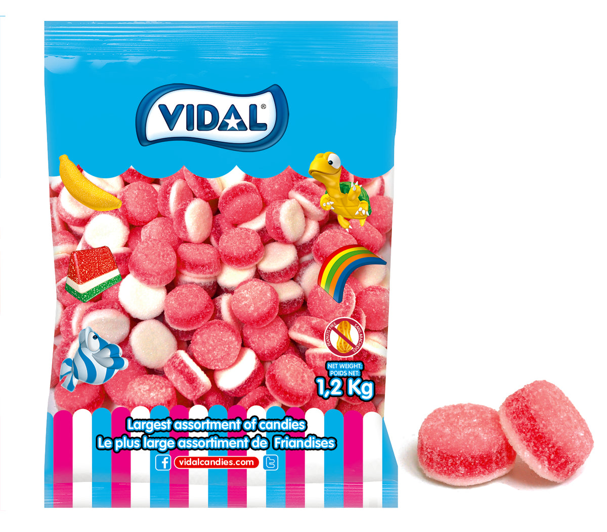 Lobby - Bulk - Vidal Strawberry Sweet Cakes x 1.2 kg