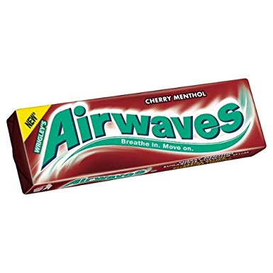 UK WRIGLEY AIRWAVES - CHERRY MENTHOL X 30 units