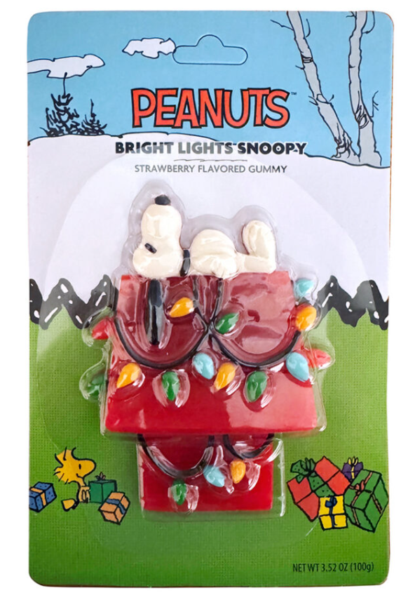 (S8-09) XMAS - Boston America - Peanuts Snoopy holiday gummy 3.52oz (100g) x 9 Units