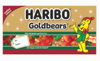 (S8-01) XMAS - Theater Box - Haribo Goldbears 3.5oz (100g) x 10 Units