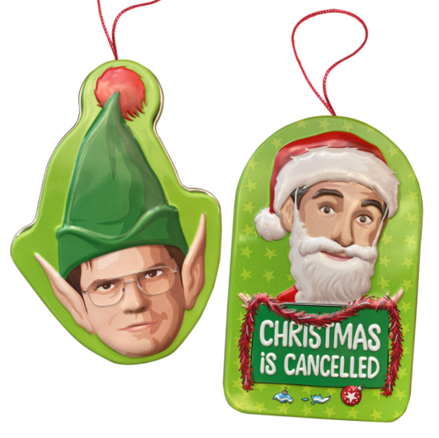 (S8-08) XMAS Boston America - The Office Holiday Ornaments x 12 units