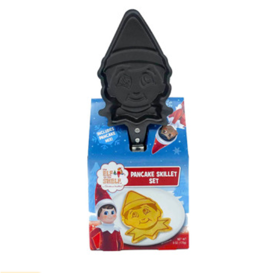 XMAS Elf on the Shelf Pancake Skillet Gift Set 6oz X 6 UNITS (incl pancake ingredients (6 ounces)&recipe)