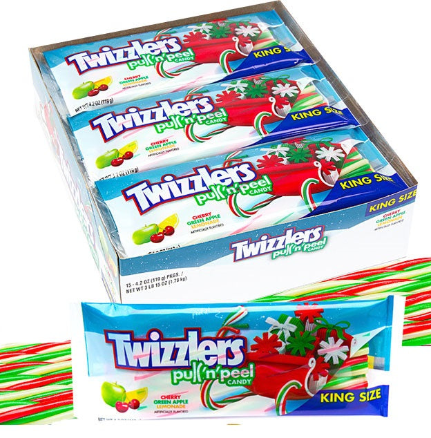 XMAS Hershey Twizzlers Pull N Peel 4.2oz x 15ct