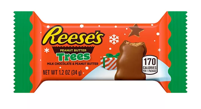 (S8-05) XMAS - Reeses Peanut Butter Trees Standard 1.2oz (34g) x 36 units