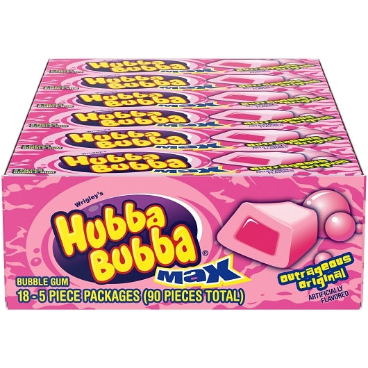 (S1-06)  Hubba Bubba Max Original 18 units