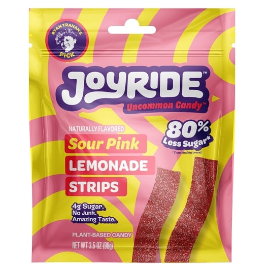 (S7-01) Mexico - Joyride - Sour Pink Lemonade Strips  3.5oz (99g) x 10 pouches