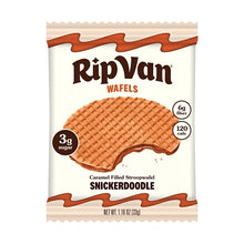 (S2-03) Canada - Rip Van - Low Sugar - Snickerdoodle Wafels 1.16oz (33g) x 12 Units