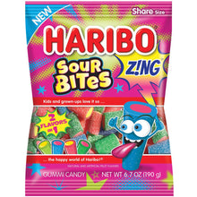 Haribo Zing Sour Bites - Share Size 6.7OZ (190g) x 10 units