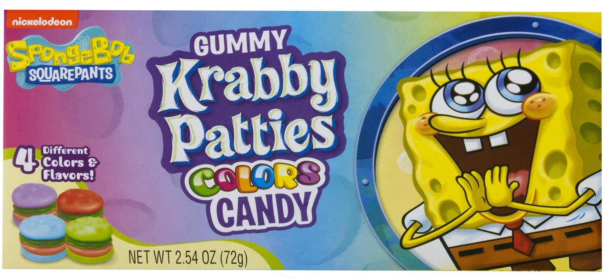 1 unit - Bundle - Theater Box - SpongeBob Krabby Patties - Colors 2.54oz (72g) - SugarMarket.ca