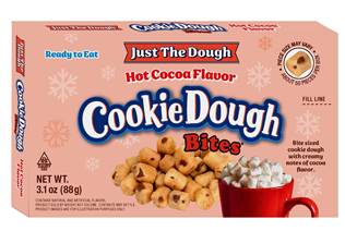 1 Unit - Single - Cookie Dough Bites - Just The Dough - Hot Cocoa 3.1oz (88g) - SugarMarket.ca