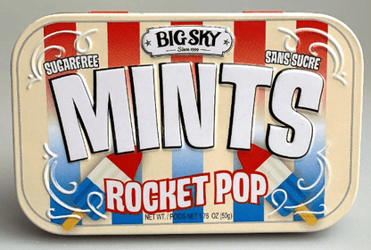 1 unit x Big Sky - Sugar Free Mints - Rocket Pop Flavour 50g - SugarMarket.ca