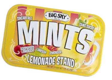 1 unit x Single - Big Sky - Sugar Free Mints - Lemonade Stand - SugarMarket.ca