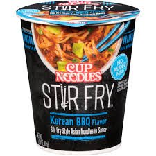 1 unit x Single - Nissin Cup Noodles - Stir Fry Noodles - Korean BBQ Sauce 2.89 oz (82g) - SugarMarket.ca