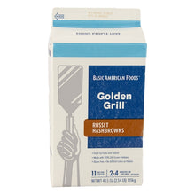 Basic American Foods - Golden Grill Russet Hashbrowns 40.5oz (1.15kg) x 1 Unit