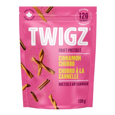 (S6-04) Chips - Twigz Pretzels - Cinnamon Churro 1.5oz (42g) x 36 Units
