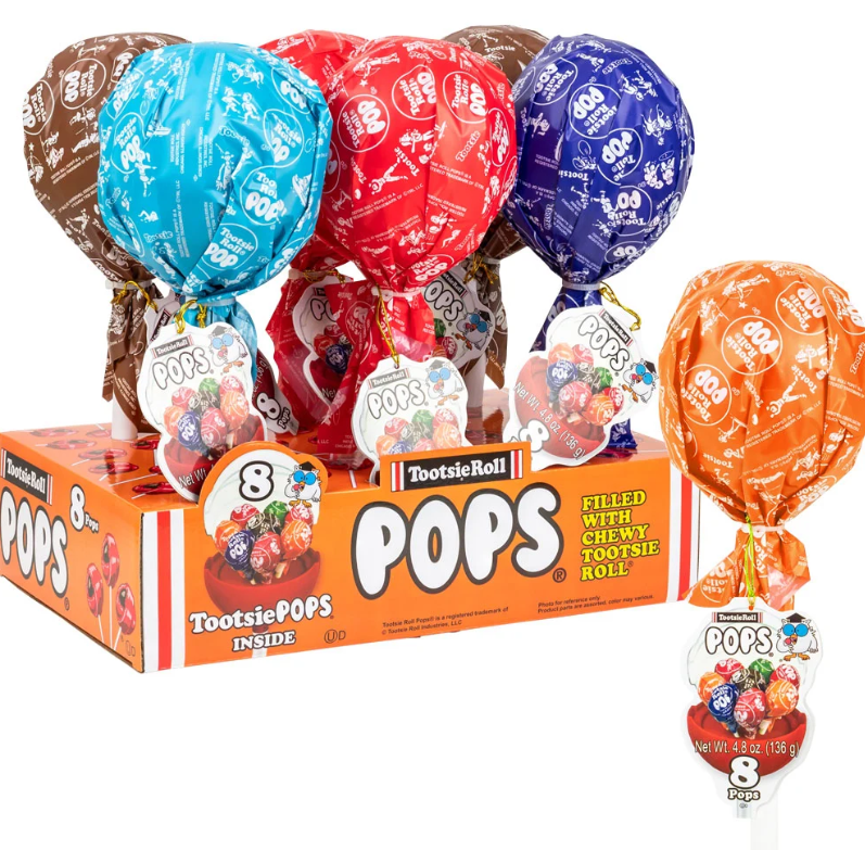 (S1-07) KoKo - Giant Tootsie Pop 4.79oz (144g) x 6 Units