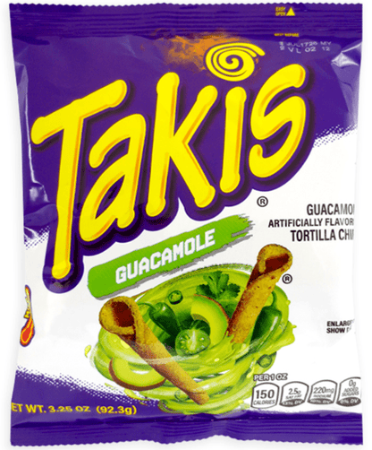 2 Units x Bundle - Chips - Takis - GUACAMOLE 3.25oz (92.3g) - SugarMarket.ca
