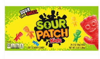 Sour Patch Kids 2oz(57g) x 24 Units