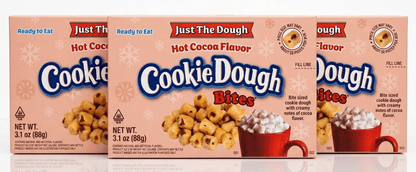 3 Units - Bundle - Theater Box - Cookie Dough Bites - Just The Dough - Hot Cocoa 3.1oz (88g) - SugarMarket.ca