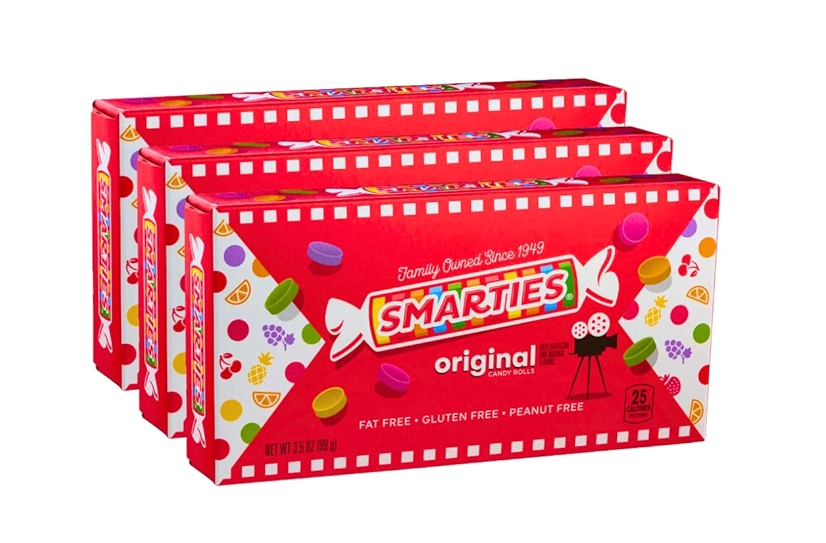 3 Units - Bundle - Theater Box - Smarties 3.5oz (99g) - SugarMarket.ca