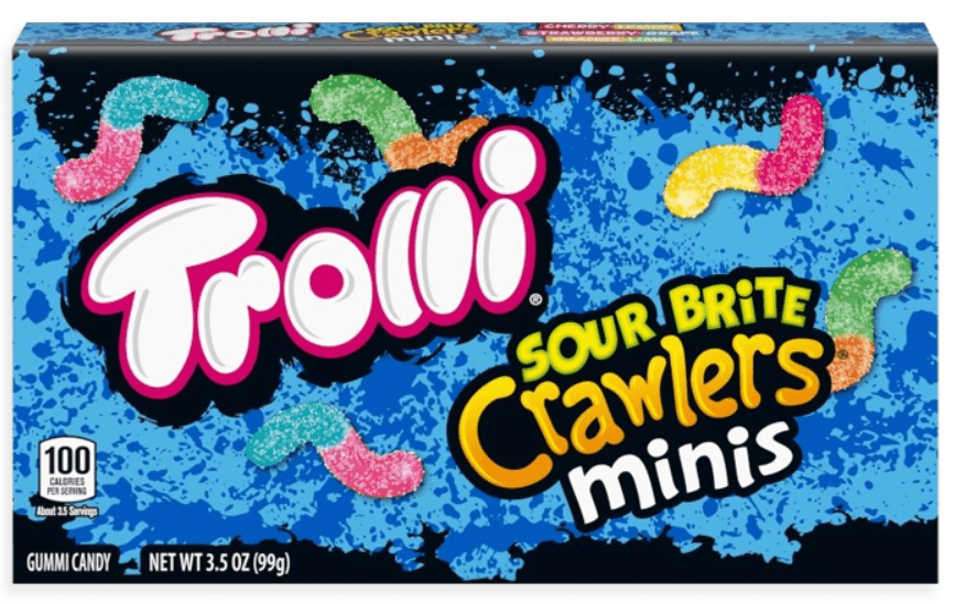 3 units - Bundle - Theater Box Trolli Sour Brite Crawler - 3.5oz (99g) - SugarMarket.ca