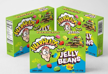 3 units - Bundle - Theater Box Warheads Sour Jelly Beans 4oz - SugarMarket.ca