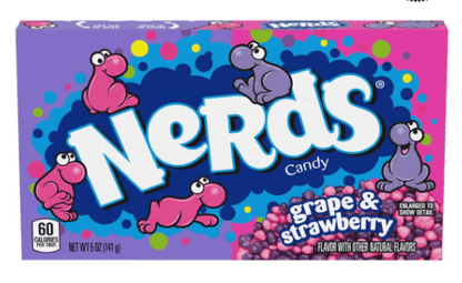 3 units - Bundle - Theater Box WONKA Nerds Grape Strawberry 5oz - SugarMarket.ca
