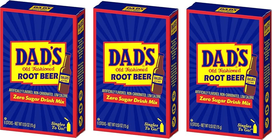 3 Units x Bundle - Drink Mix - Dad Root Beer (6 Pack) - SugarMarket.ca