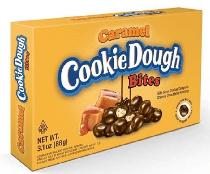 3 units x Bundle - Theater Box Cookie Dough Caramel Bites 3.1 oz - SugarMarket.ca