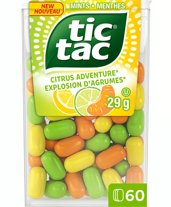 3 Units x Bundle - Tic Tac Citrus Adventure Mints 29g - SugarMarket.ca