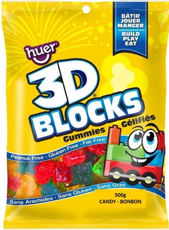 (S1-10) Bulk - Huer - 3D Blocks x 500g - SugarMarket.ca