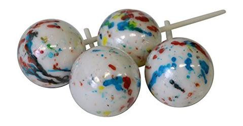 Tub - Jawbreaker - 1 3/4 inch on a Stick - White x 18 units