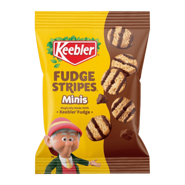 6 Units x Bundle - Keebler Mini Fudge Stripe Cookies 2oz (56g) - SugarMarket.ca