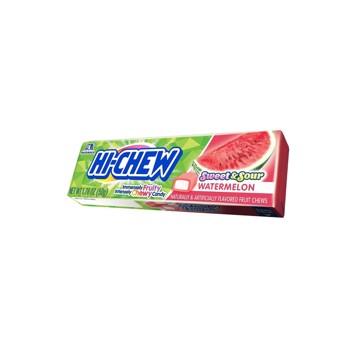 (S1-01) TAIWAN - Hi-Chew Fruit Chews Watermelon (50g) 1.76oz x 15 units