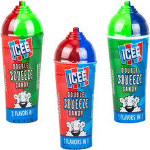 (S1-07) Box - CHINA - Koko Novelty ICEE Double Squeeze Candy 2.8 oz.x12 Units