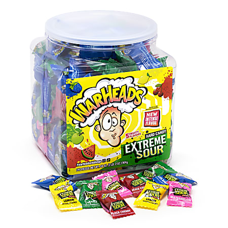 (S1-03) US - Tub - Warheads 34oz (964g) (Approx 215 pcs)